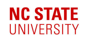 The logo for NC State University.